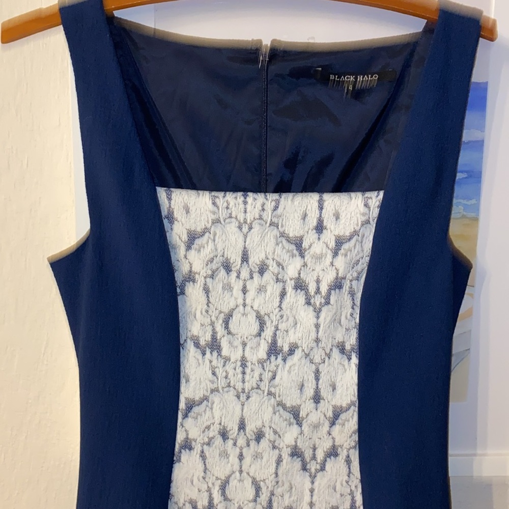 Navy & Lace Dress by Black Halo